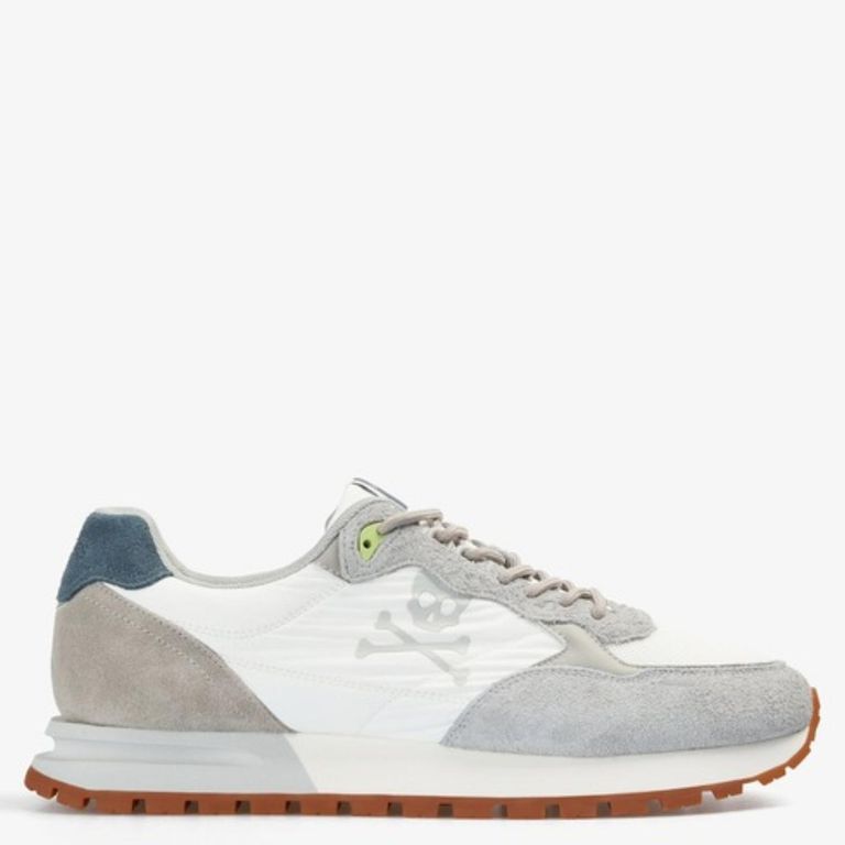 Rio Zapatilla Urbana Hombre Cuero Blanco