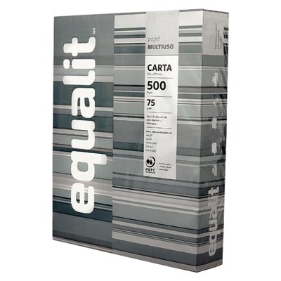 Equalit Resma De Papel 500 Hojas Carta