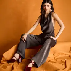 SYBILLA - Pantalón Satinado Mujer x Sofía Mekis