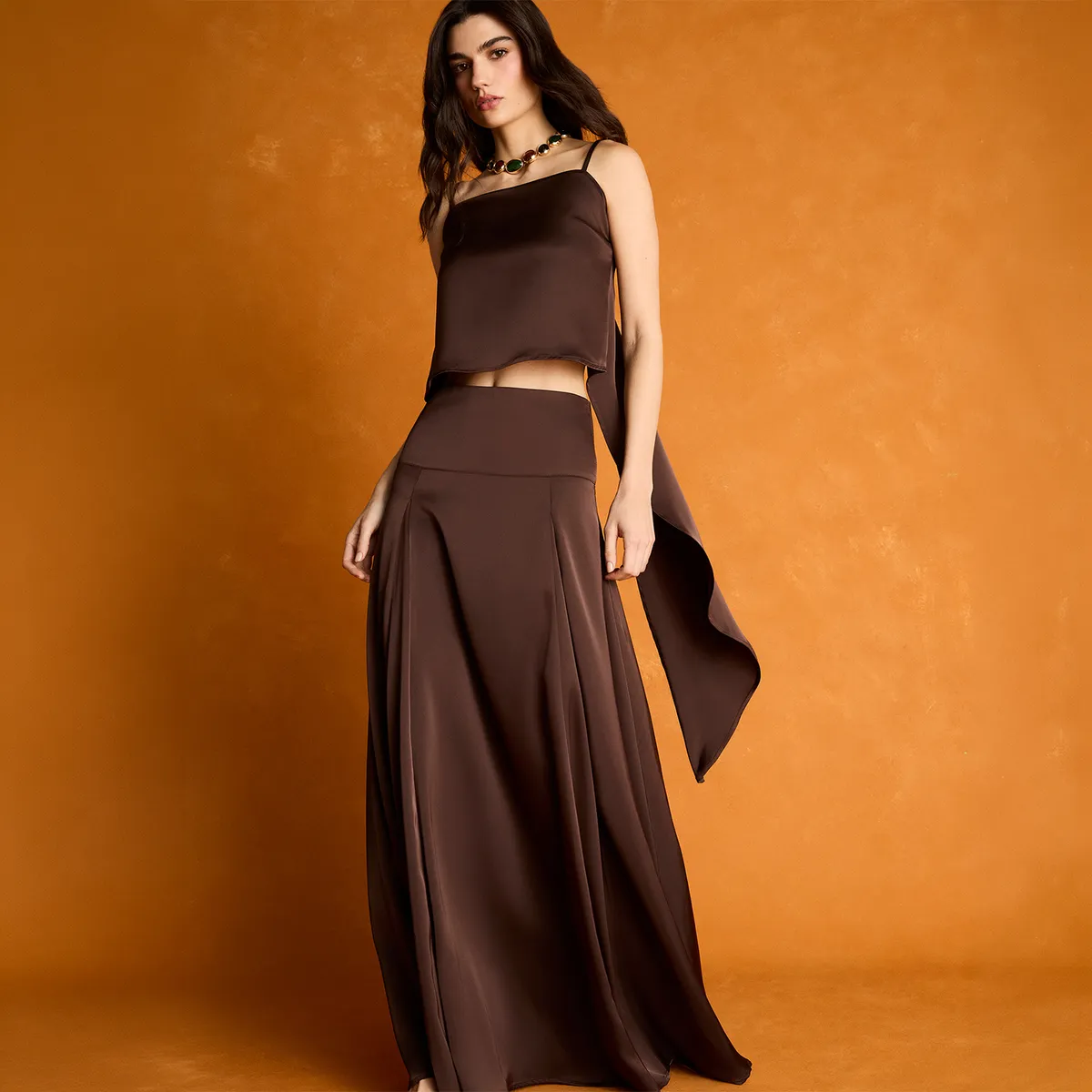 SYBILLA - Falda Larga Mujer Sybilla