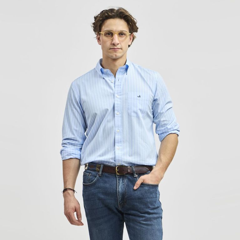 Camisa Manga Larga Hombre