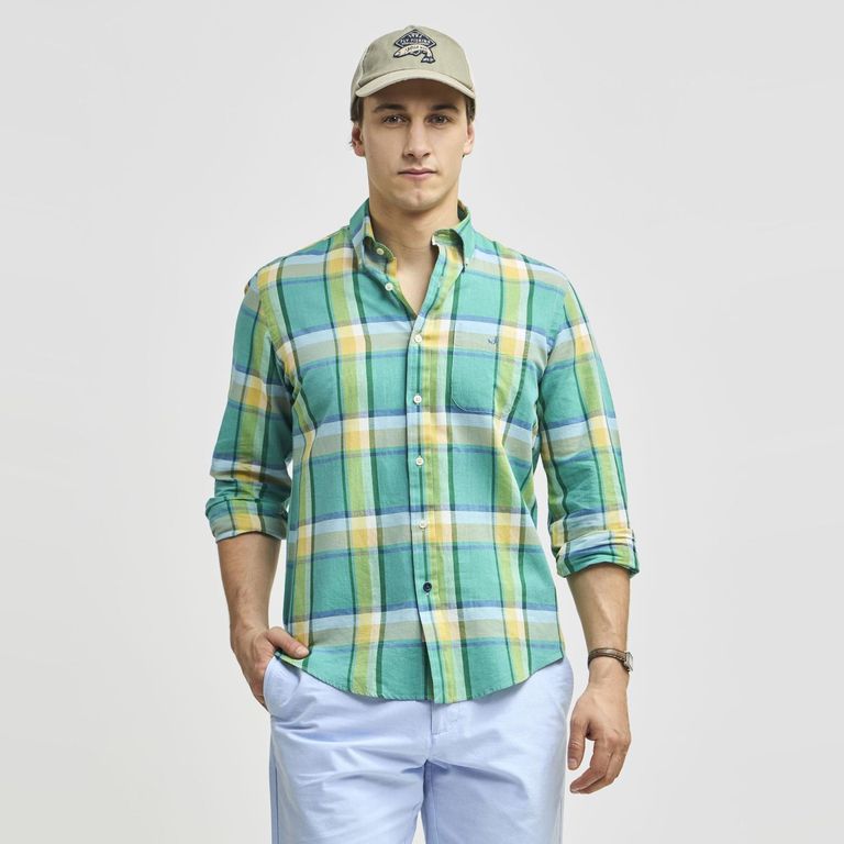 Camisa Manga Larga Hombre