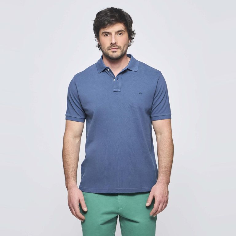 Polera Polo Piqué Manga Corto Hombre