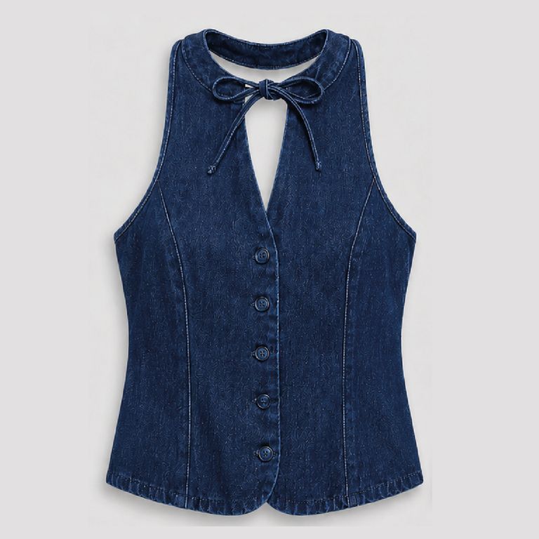 Vest Denim Mujer