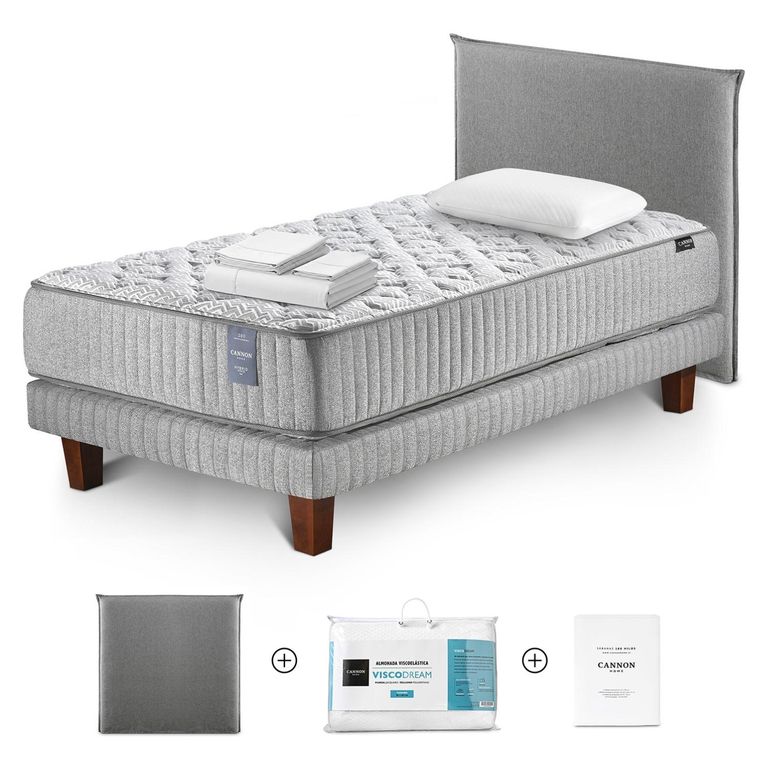 Cama Europea Hybvisco 1.5 Plazas
