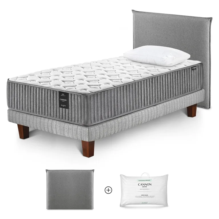 Cama Europea Silence 1.5 Plazas