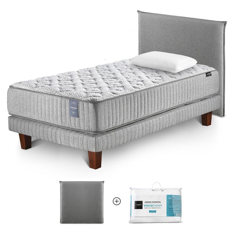 Cama Europea Hybvisco 1.5 Plazas