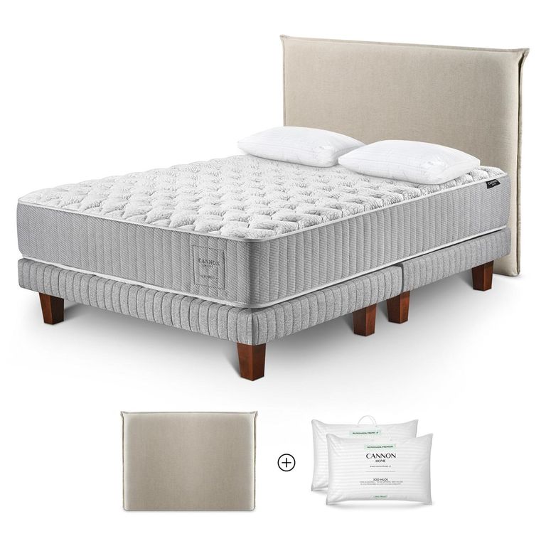 Cama Europea Hybrid Cotton 2 Plazas