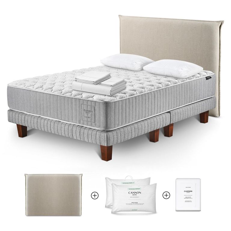 Cama Europea Hybrid Cotton 2 Plazas