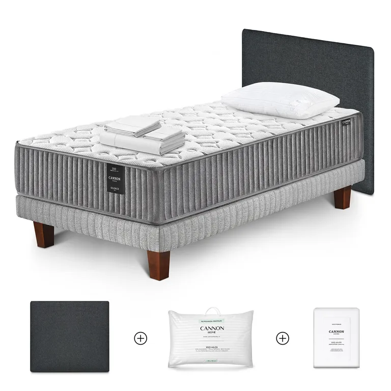 Cama Europea Silence 1.5 Plazas