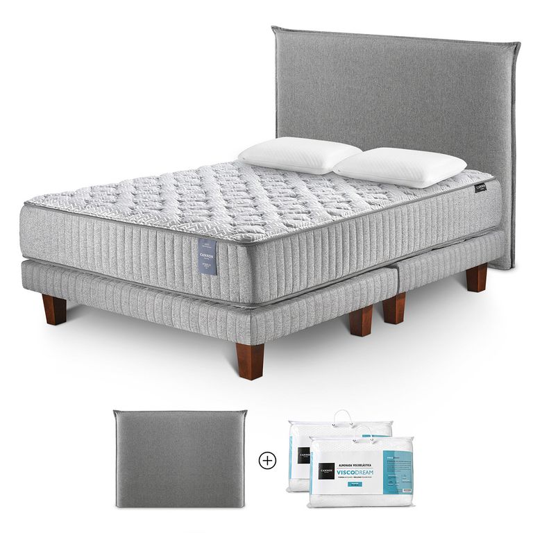 Cama Europea Hybvisco 2 Plazas