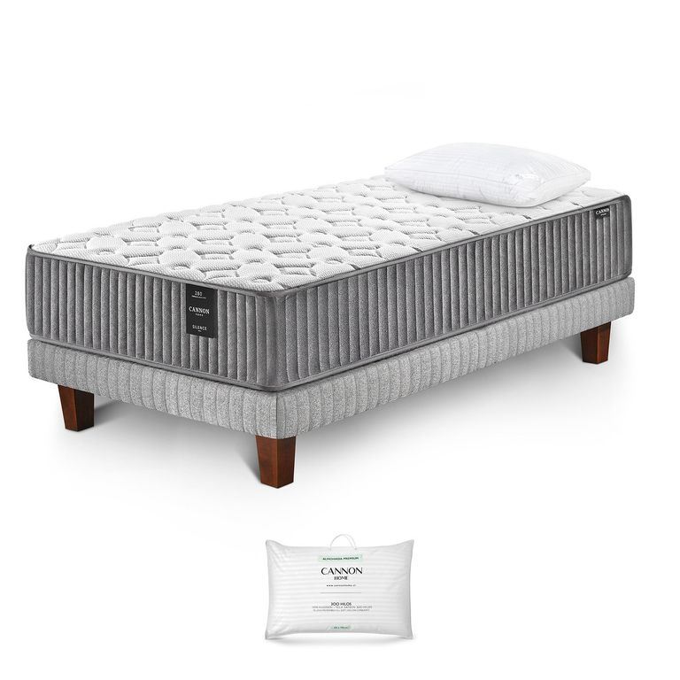 Cama Europea Silence 1.5 Plazas