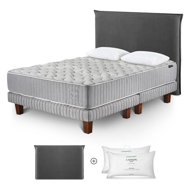 Cama Europea Hybrid Wool King