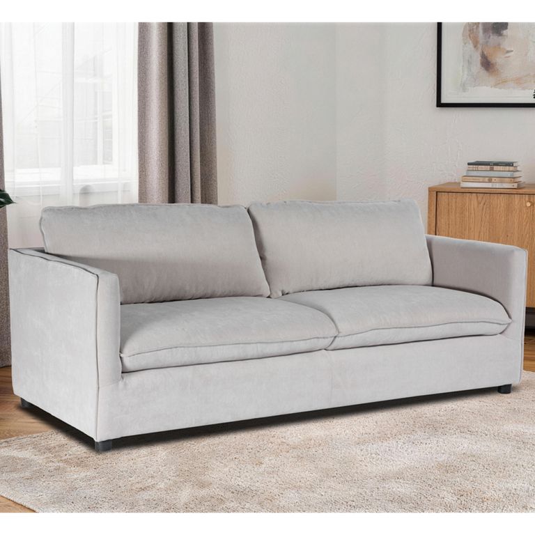 ROSEN Sofá Cerbaia Tela 3 Cuerpos Beige
