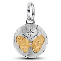 PANDORA - Charm Medallon Mariposa Mujer