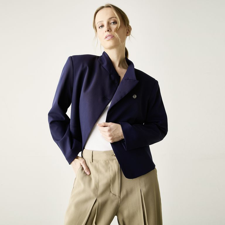 Blazer Cropped Mujer
