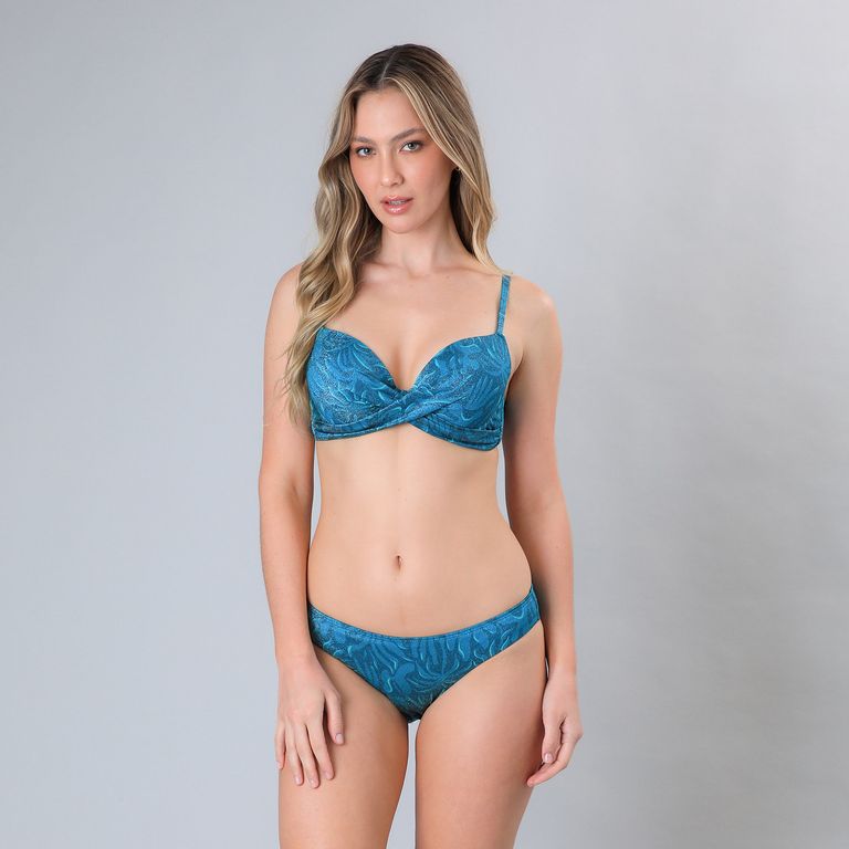 Top de Bikini Negro Mujer