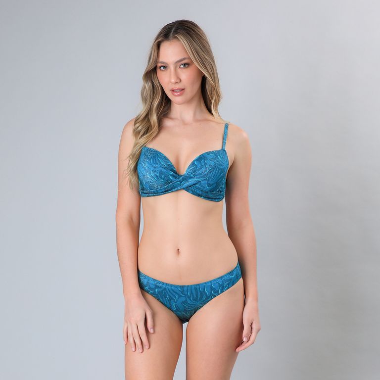 Top de Bikini Negro Mujer