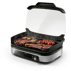 PHILIPS - Parrilla Negra Con Tapa