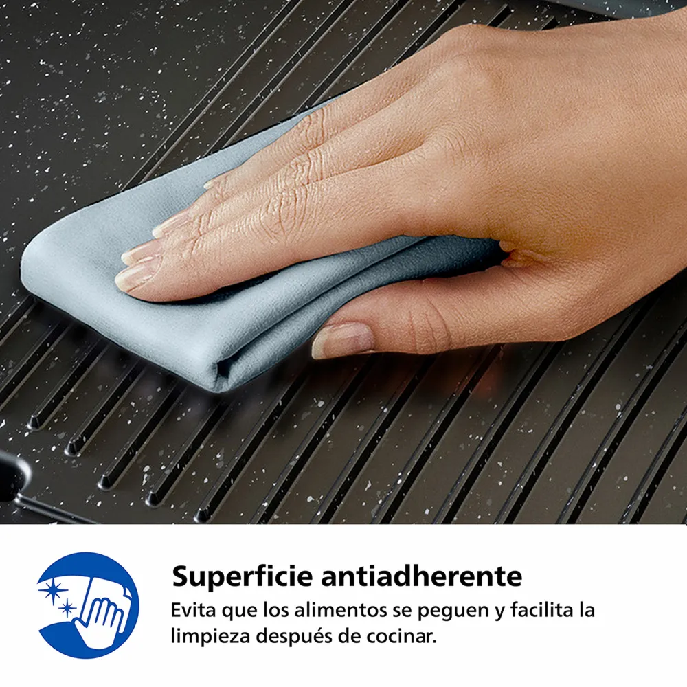 Philips Parrilla Eléctrica con Ahumador 2400W Negro, foto 8