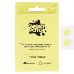SWEET SKINCARE - Parche Hidrocoloide Antiacne Estrellitas Amarillo
