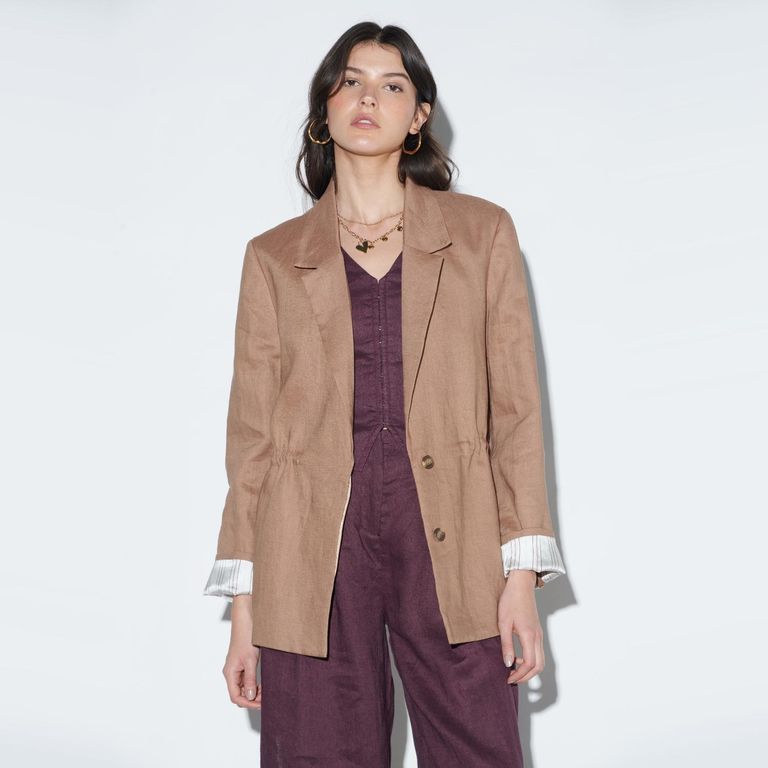 Blazer Aveline Crudo Mujer