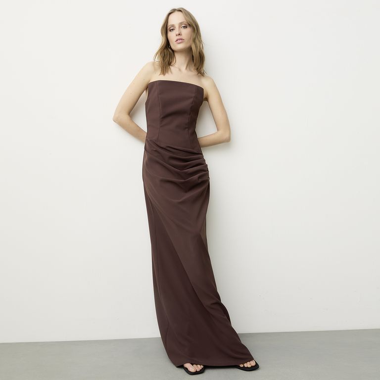 Vestido Largo Mujer Cranberry Chic x