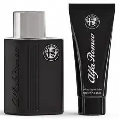 ALFA ROMEO - Set Black Edt Para Hombre 75 Ml +After Shave 100 Ml