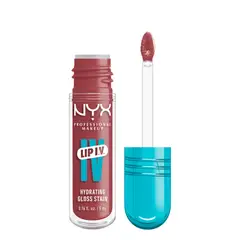 NYX PROFESSIONAL MAKEUP - Lip IV Tinta de Labios Hidratante Larga Duración Petal Pourin