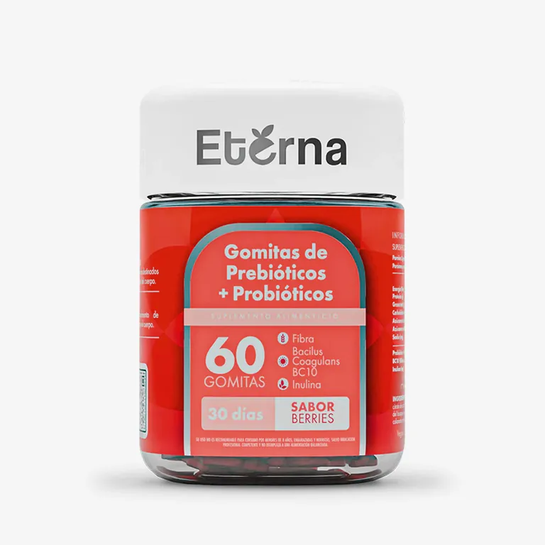 Gomitas de Probiótico y Prebiótico