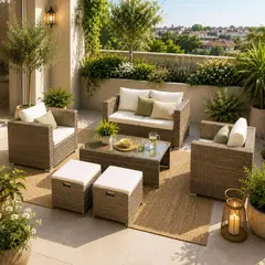 EL BARCO - Living Terraza Brisbane 6 Sillas
