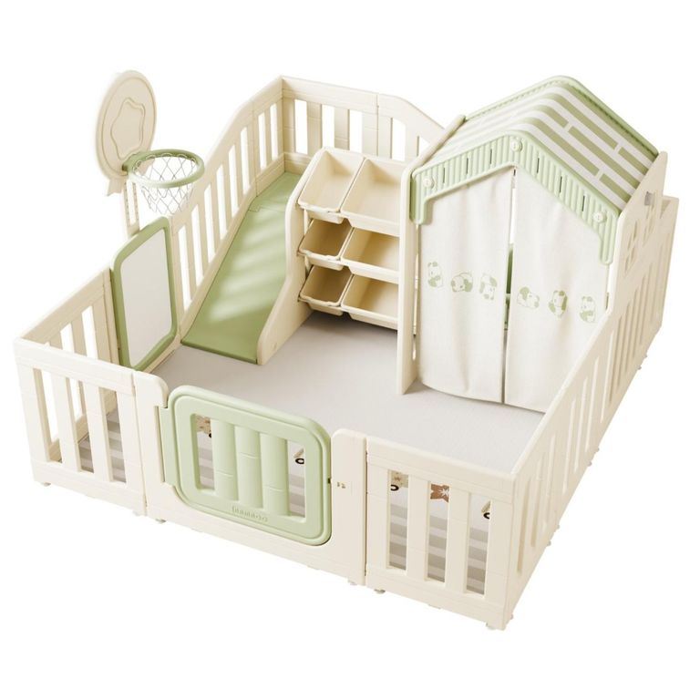 Corral De 7 Juegos Infantiles Casita