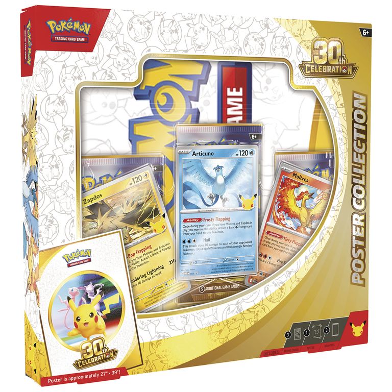 Caja 30 Aniversario Poster C Pokémon