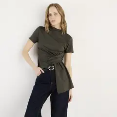 BASEMENT - Polera Lazo Mujer