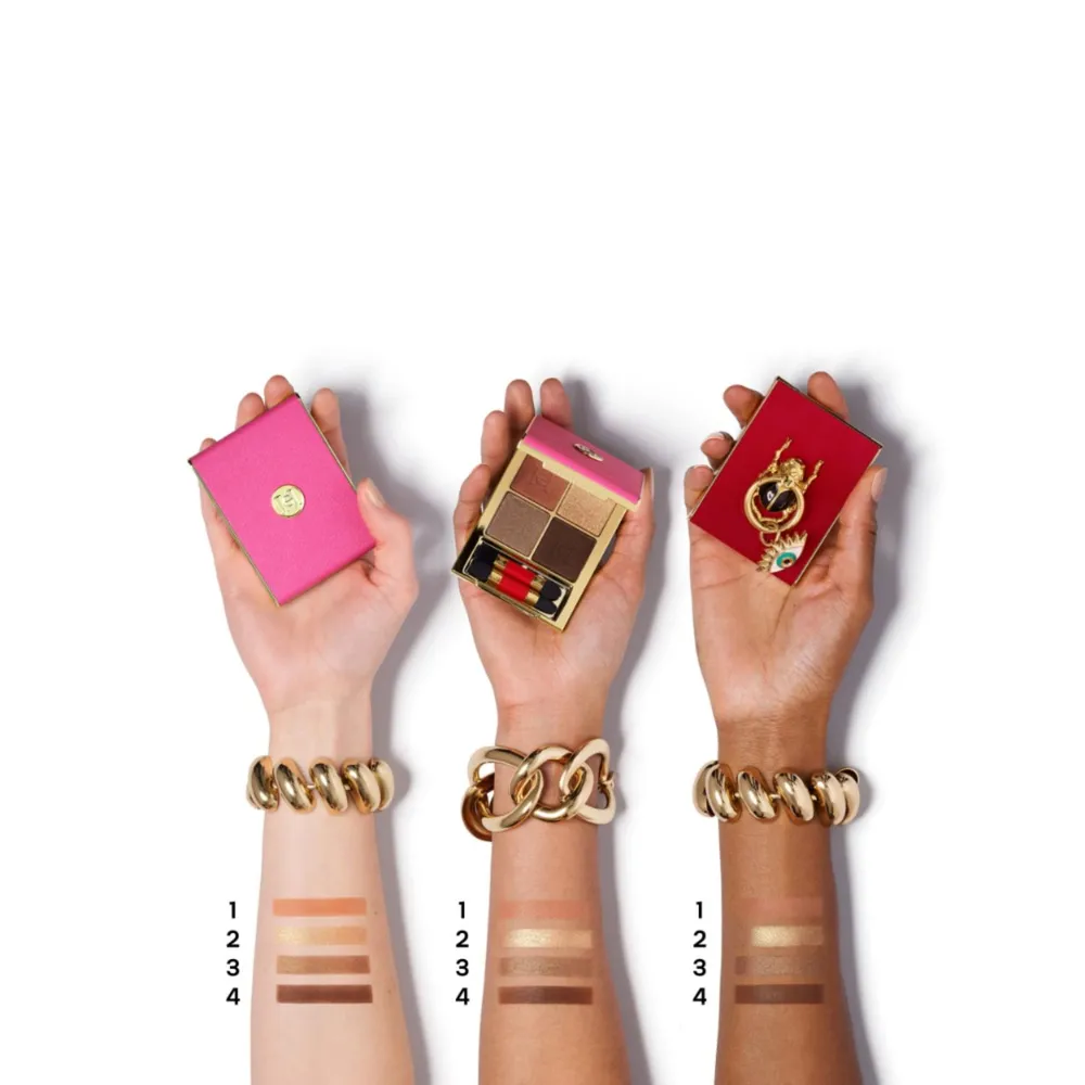 Carolina Herrera Eyeconica Quad Palette 01 Bold In Gold, foto 4