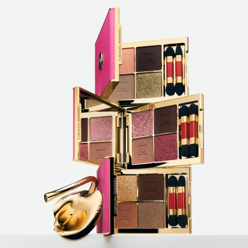Carolina Herrera Eyeconica Quad Palette 01 Bold In Gold, foto 6