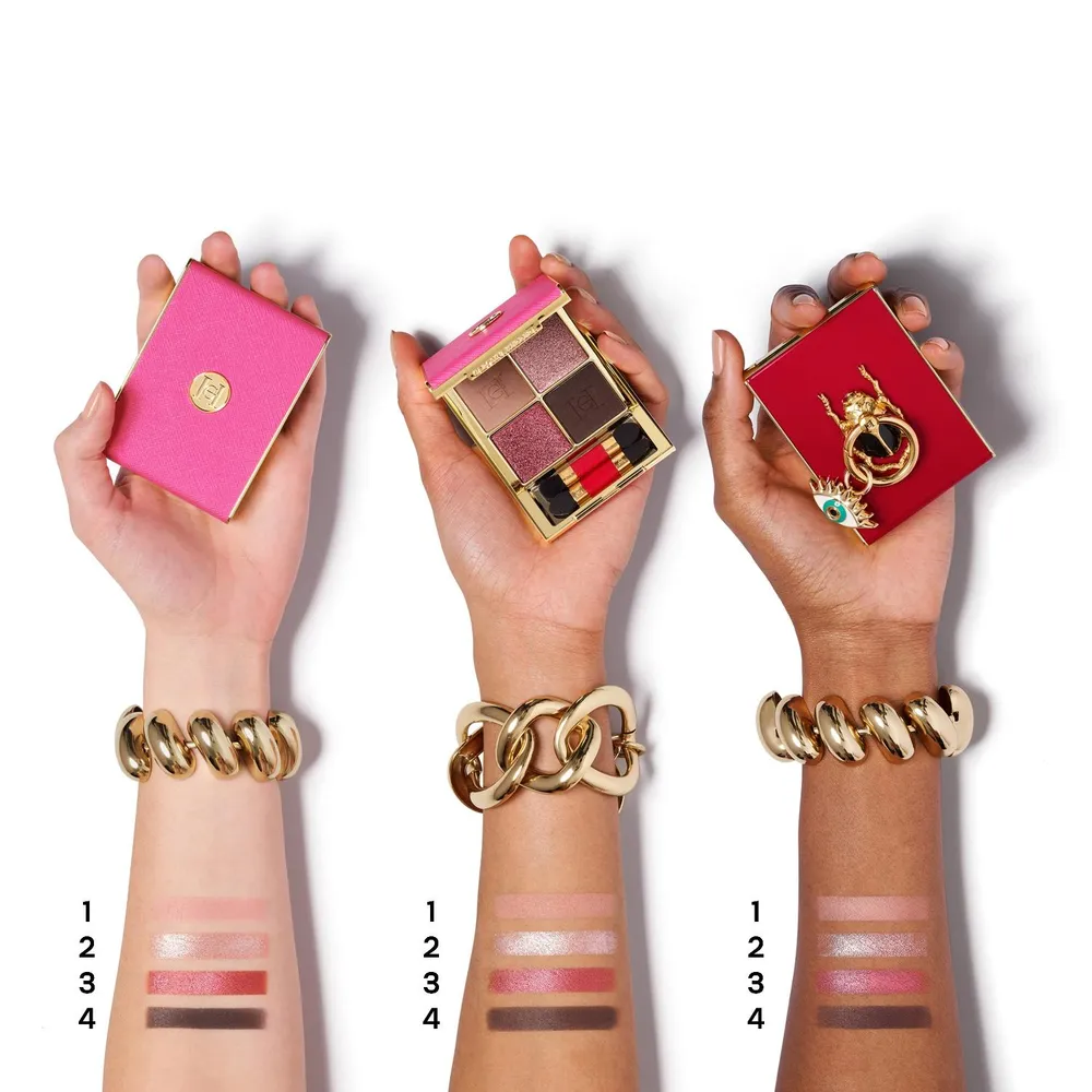 Carolina Herrera Eyeconica Quad Palette 02 Red Affair, foto 4