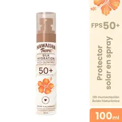 HAWAIIAN TROPIC - Protector Solar Silk Hydration Body Glow Mist FPS 50+ 100ML