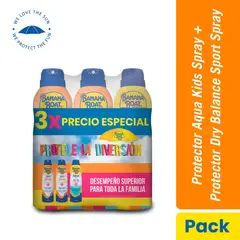 BANANA BOAT - Tripack Spray 180ML
