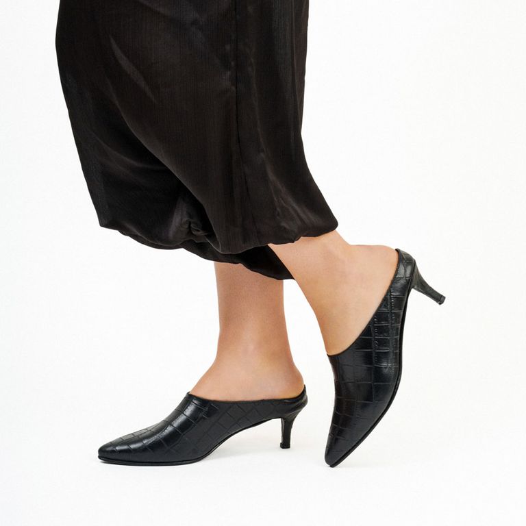 Zapato Casual Mujer Cuero Negro