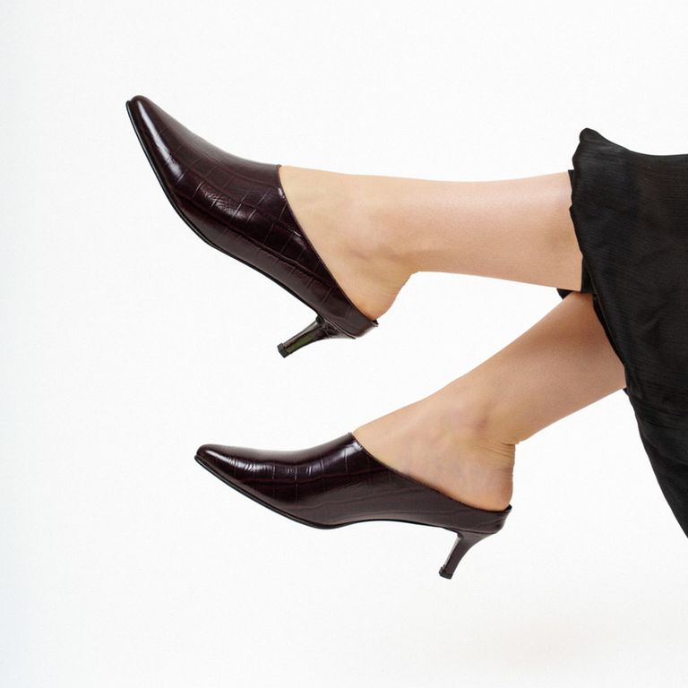 Zapato Casual Mujer Cuero Burdeo