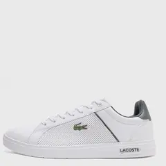 LACOSTE - Euro Base Zapatilla Urbana Hombre Cuero Blanco