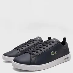 LACOSTE - Carna Base Zapatilla Urbana Hombre Cuero Azul