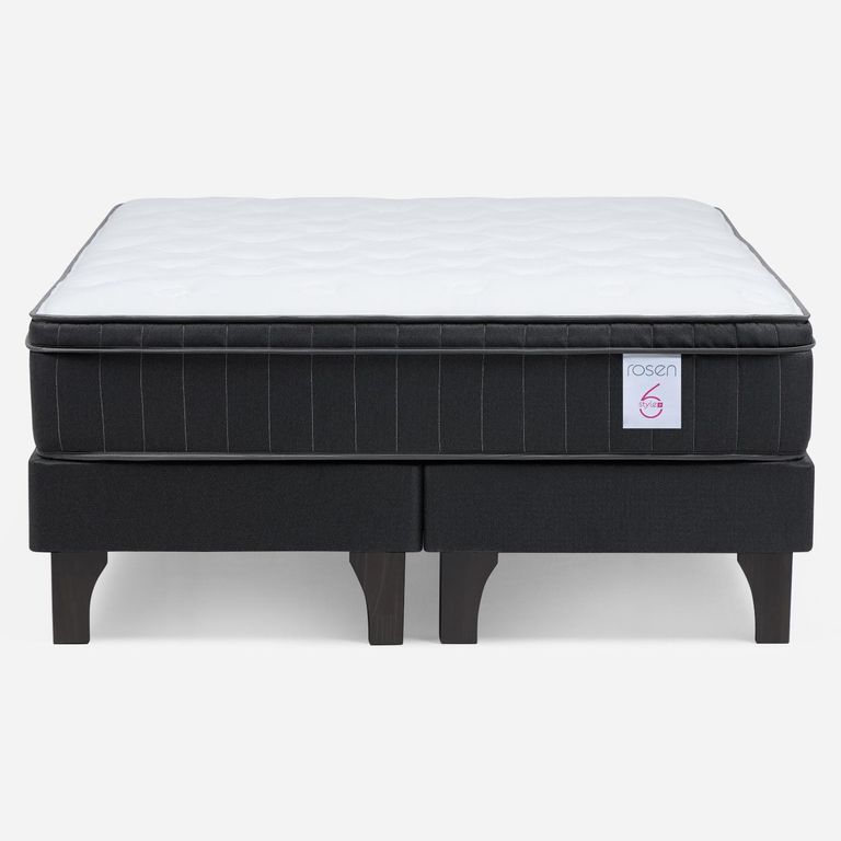Cama Europea New Style 6 Plus 2 Plazas X 2.00 CM Base Dividida