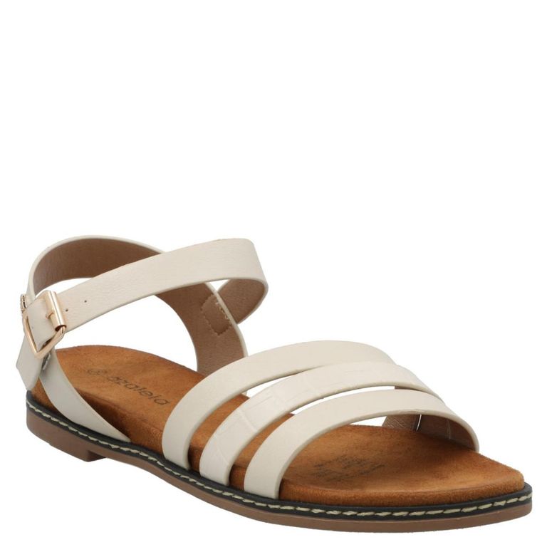 Sandalia Mujer Beige