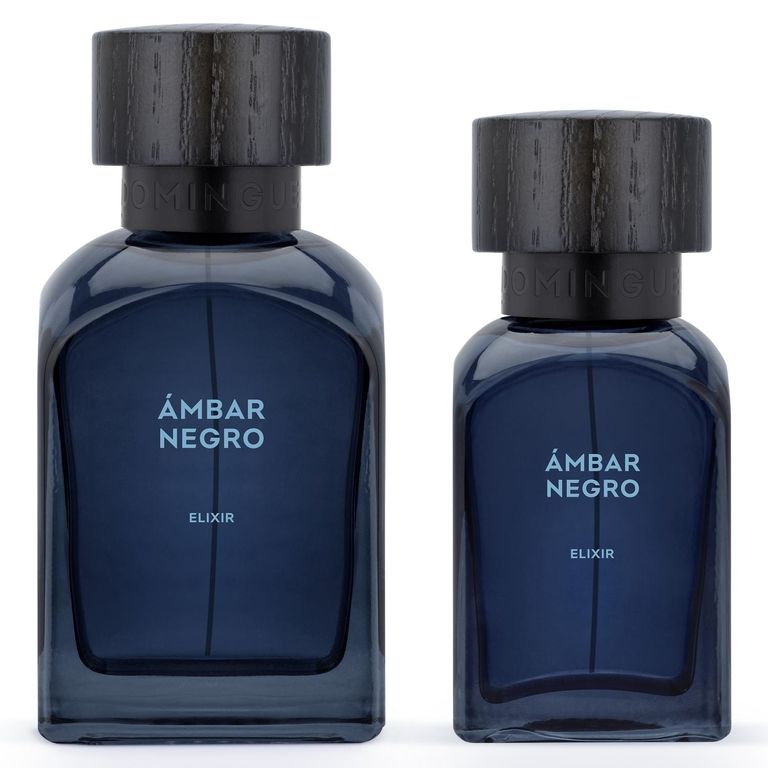 Perfume Hombre Estuche Ámbar Negro Elixir Parfum 60 ml + 120 ml