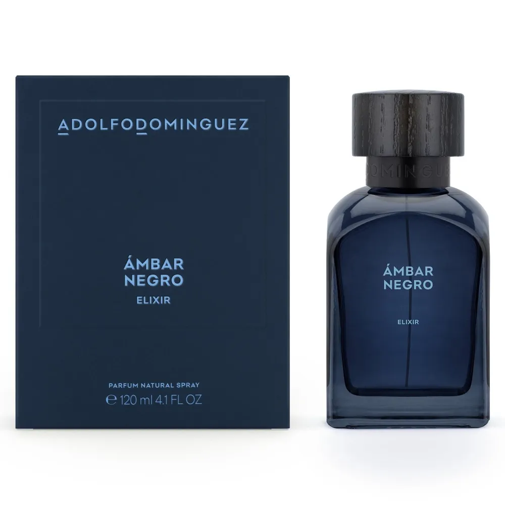 Adolfo Domínguez Ámbar Negro Elixir Parfum 120 ml, foto 2
