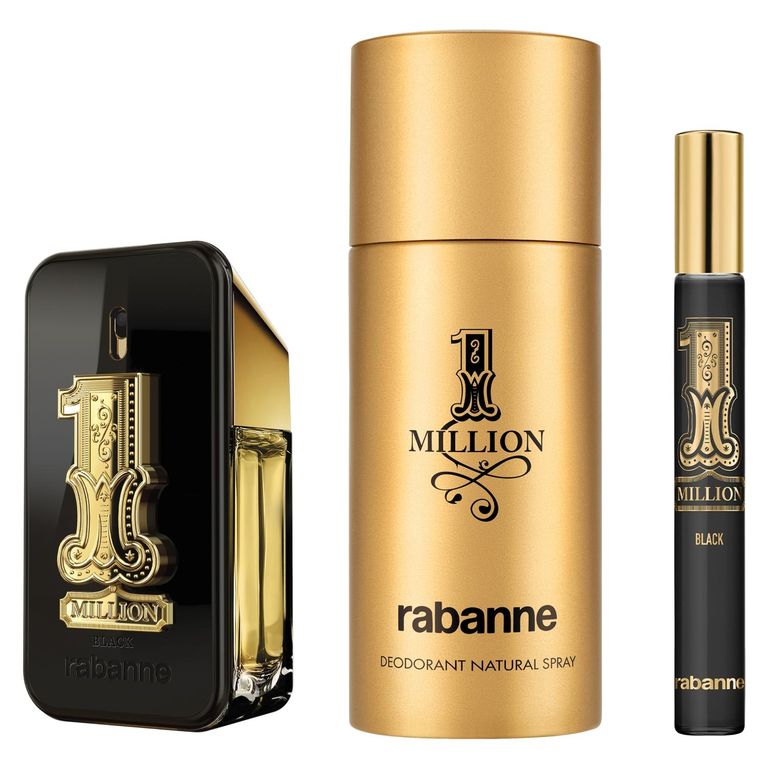 Perfume Hombre Estuche 1 Million Black Eau de Parfum 50 ml + 10 ml + Desodorante 150 ml