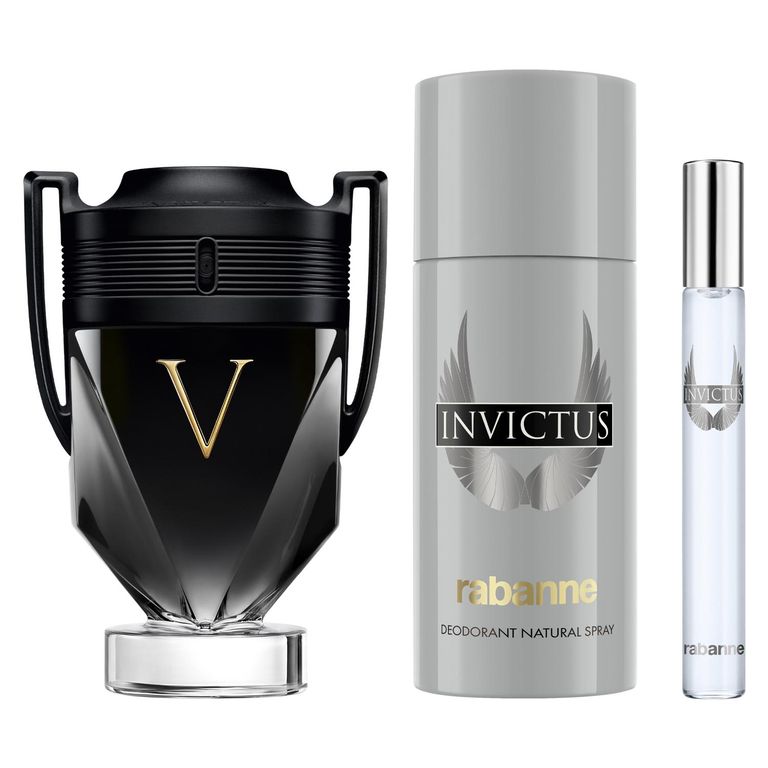 Perfume Hombre Estuche Invictus Victory Eau de Parfum Extrême 100 ml + Desodorante 150 ml + Eau de Toilette 10 ml