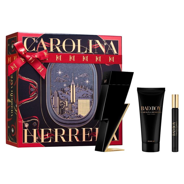 Perfume Hombre Estuche Bad Boy Eau de Toilette 100 ml + Gel de Baño 100 ml + Eau de Toilette 10 ml